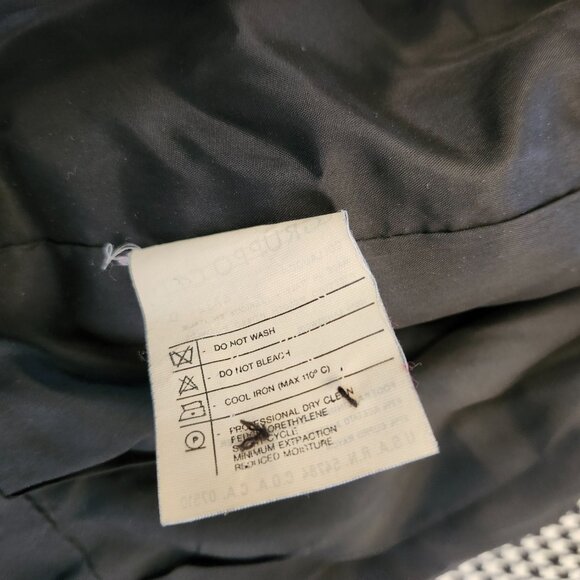 Valentino Miss V women's houndstooth vintage blazer in size 8 - Picture 5 of 8